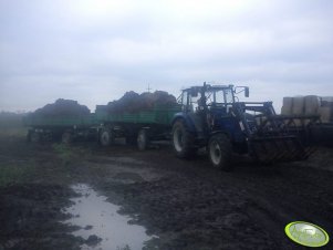 Farmtrac 675 DT + Tur Ł-104 i przyczepy