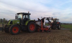 Claas Ares 567ATX + Kuhn Maxima 2ti + Zetor 9245