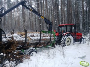 Zetor 9540 + PD80-Ryś350TH