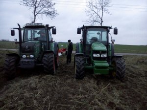 John Deere 5090 R & Fendt 309 Vario TMS + kverneland AB100