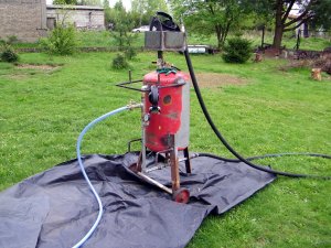 Piaskarka ciśnieniowa