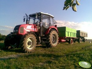 Farmtrac 675 DT + przyczepy