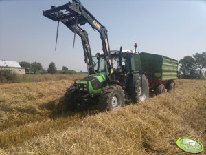 Deutz-Fahr Agrofarm 85 & Pronar