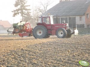 Case IH 1455 + Zestaw uprawowo siewny Kuhn + Hassia