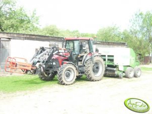 Case JX 90 & Krone Round Pack1250MC