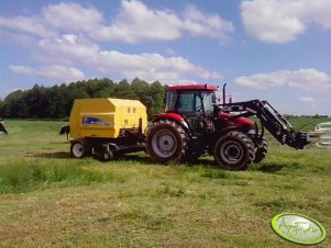 Case JX80 + New Holland BR6090