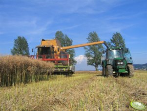 Caterpillar Lexion 460 + John Deere 6420 SE