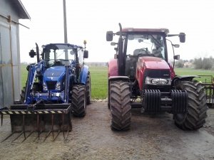 New Holland T4.65 & Case Maxxum X-Line 115