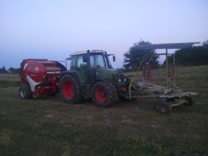 Fendt 412 Vario + Lely Welger Rp 445, Claas liner 470S