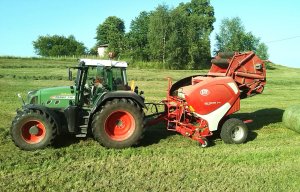 Fendt 716 vario TMS & Lely welger RP 445