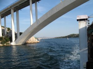 Most nad Krka, w pobliżu Sibenik