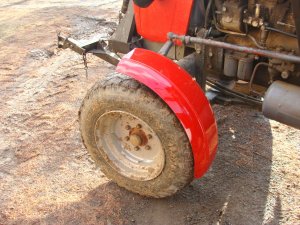 Przerobiony błotnik do Ursusa C-360