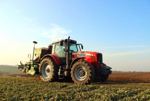 Massey Ferguson 7485 & Amazone AD-P Special