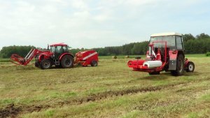 Zetor Proxima 85 & Prasa Metal-Fach i Zetor 7211 & owijarka Metal-Fach