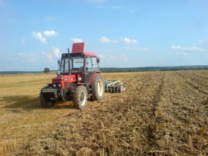 Zetor 7745 Turbo + brona