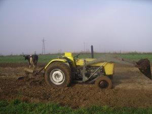 Ursus C-360 + pług 3 skibowy radziecki