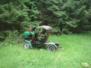 Ciągnik wytropiony w Tatrach