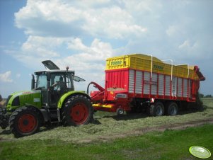 Claas Ares 567 ATX + Pottinger Torro 5700