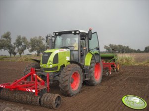 Claas Ares 567ATX + Unia ares + Amazone TYP30 