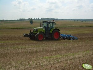 Claas Ares 657 ATZ + Lemken Smaragd 9/300