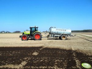 Claas Arion 430 CIS + Joskin 8400ME