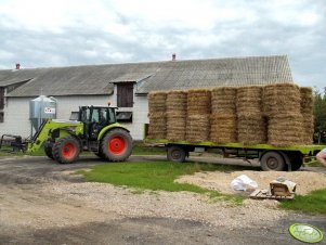 Claas Arion 430 CIS + Quicke Q45