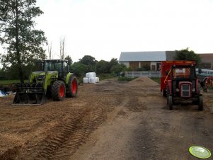 Claas Arion 430CIS + Quicke q45 &  Ursus c360 + MetalFach T-659