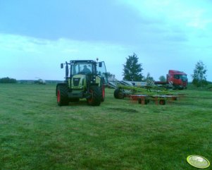 Claas Arion 540 + Claas Liner 3000