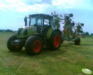 Claas Arion 540 + Claas Liner 3000