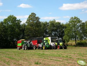 Claas Arion 640, JD 6830, DF