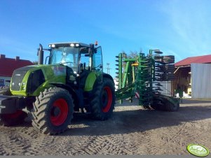 Claas Axion 840 + Catros 5501