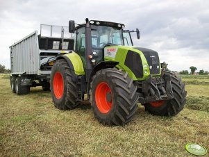 Claas Axion 840 + Fliegl Gigant