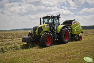 Claas Axion 850 + Claas Variant 380RC