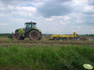 Claas Axion 850 + STROM Dowlands Classic DC 4500