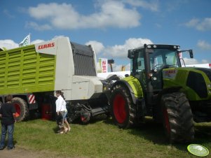 Claas Axion + samozbierająca