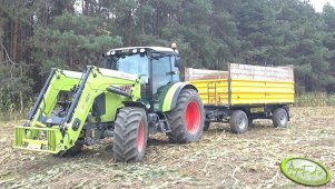 Claas Axos 330 + Wielton