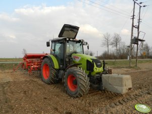 Claas Axos 340 + Unia Famarol