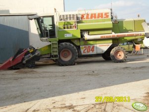 Claas Dominator 204 Mega + Geringhoff