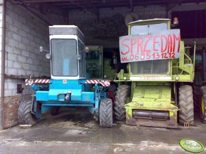 Claas Dominator 80 & Pokosówka Fortschritt E302