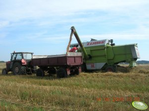 Claas Dominator 98SL +Ursus 912 +przyczepa