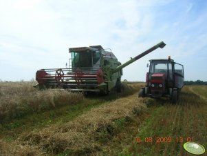 Claas Dominator 98SL +Ursus 912 +przyczepa