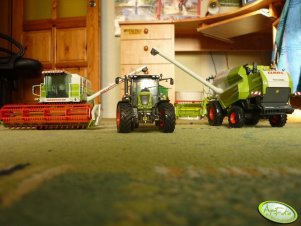 Claas Dominator maxi 108 SL & Tucano 450 & Arion 640 + Welger