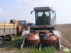 Claas Jaguar 695 SL + Kemper 3000