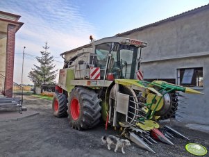 Claas Jaguar 840 + Champion 4500