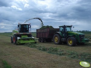 Claas Jaguar 870 | John Deere 8130 + T088