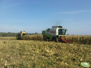 Claas lexion 450 + Cat lexion 470