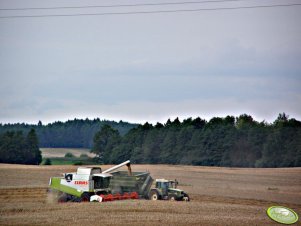 Claas Lexion 460 & Hurlimann H 6165 + Przyczepa przeładowcza