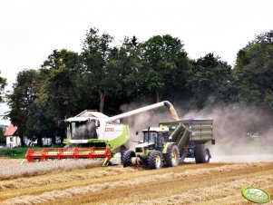 Claas Lexion 460 & Hurlimann H 6190 + Przyczepa przeładowcza