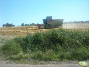 Claas Lexion 560 i Claas Mega 208 