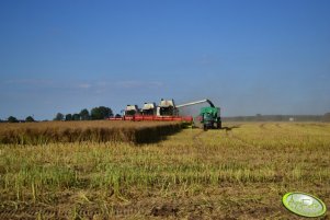 Claas Lexion 580 x3 + JD 6230 Premium  + hawe
